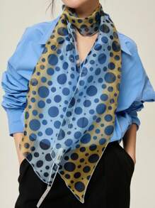 Fashionable Polka Dot Casual Versatile Minimalist Daily Women Scarves