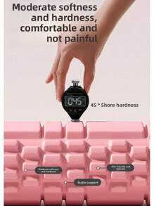 1 pezzo Rullo di schiuma mini da 26 cm, 30 classici, cavo in EVA, rullo per yoga, pilates, rilassamento muscolare e massaggio, ruota per fitness con punte, bastone per massaggio, EVA con rilievi piramidali testurizzati per massaggio in profondità, rullo in schiuma ad alta densità, portatile e durevole per il rilassamento muscolare, l'allenamento yoga, il fitness indoor - ideale per esercizi per schiena e gambe, design morbido e flessibile, migliora la flessibilità | Superficie testurizzata | Morbido e flessibile