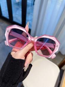 LiMiaoMiao 1 chiếc kính thời trang đa giác Unisex đa năng - Nhiều màu - Xem 3