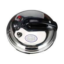 304不锈钢防爆高压锅，大容量炖锅，家用，小型商用高压锅，适用于燃气灶和电磁炉。 - 銀色 - 查看 3