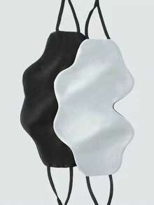 桑蚕丝睡眠眼罩，遮光，耳挂式，柔软舒适，眼部护理睡眠眼罩 - 彩色 - 查看 8