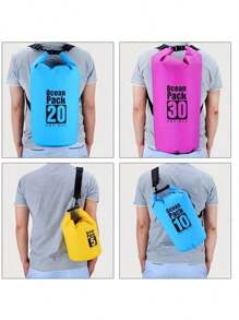 1 pezzo Borsa impermeabile in materiale PVC con motivo a , adatta per sport all'aperto, borsa multifunzionale impermeabile, portatile per imitazione, rafting, conservazione multiuso all aperto