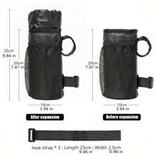 1/2 件自行车水壶架，山地车/折叠自行车水壶架，车把保温水壶袋，女士收纳整理器，旅行必需品，返校宿舍收纳秋季装饰 - 彩色 - 查看 8