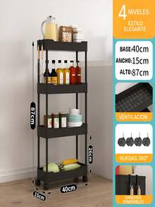 MUEBLE ORGANIZADOR, COMODO Y PERFECTO PARA LA ORGANIZACION DE TU HOGAR - 4 pisos - Ver 4