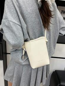 Mini Fashion Bucket Shoulder Bag For Women Wallet Purse Wallet - White - View 6