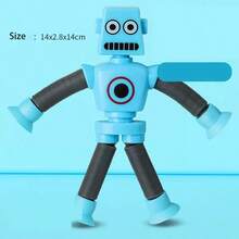 变形机器人伸缩吸盘儿童益智拉伸卡通吸盘亲子互动创意减压互动创意玩具 - 彩色 - 查看 19