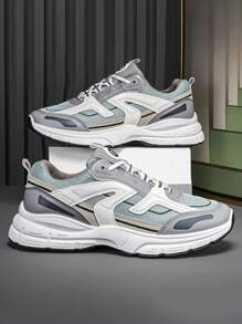 2025 新款男鞋，透气休闲学生跑步旅行运动厚底增高复古运动鞋，2000 年代秋冬风格情人节创意 - 彩色 - 查看 12