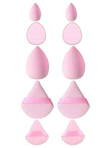 5/10/20/30/40/50PCS Makeup Kit Includes: 10PCS Beauty Egg Makeup Sponge+10PCS Beauty Egg Mini Sponge+10PCS Powder And Set Makeup Triangle Powder Puff+10PCS Mini Powder And Set Makeup Triangle Powder Puff+10PCS Concealer Facial Makeup Mini Air Cushion Powder Puff,Cheap,Stocking Stuffers,Makeup,Makeup Tools,Cheap Stuff,Gifts,Gifts For Women,Christmas Gifts - Watermelon Pink - View 6