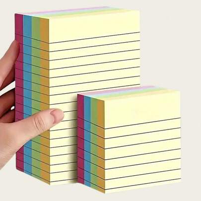 1 Set Of 100 Sheets Sticky Notes - Bright 4-Color Combination, Easy To Use, Efficient For Taking Notes And Organizing - Ideal Choice For Students, Office And Home Kids Back To School,Back To Shool Suplies,Kids Back Packs Chool,PenHolder,TravelOutdoorPro,Classroom Decor,EducationalSupplies.