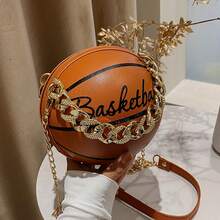 Fashionable Casual Versatile Women Mini Tote PU Spherical Handbag - Brown - View 2