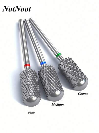 NotNoot 1pc Nail Drill Bits File Nail Electric Drill Machine Manicure Pedicure Drills Accessory Acrylic Nail Tools Smooth Head