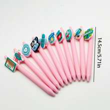 8/15/30pcs Pink Series Medical Pens, Quick Dry Plastic Ballpoint Pens With Medium Tip, Medical Design Neutral Pens Suitable For Nurses And Healthcare Professionals, Fun Office Supply Gift For Coworkers And Team Members,For School Supplies,Back To School