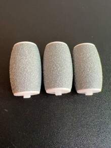 1 pieza Removedor eléctrico recargable de callosidades de pies con 3 cabezales de repuesto, herramienta de raspado para pedicura con lima de pies de 2 velocidades, adecuado para hombres y mujeres, masajeador de pies