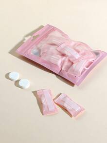 20pcs Honey Peach Makeup Remover Wipes - Luxurious Soft, Alcohol-Free, Low-Irritation Fragrance-Free Nonwoven Fabric, Suitable For All Light Skin Tones, Quickly Dissolving, Gentle And Non-Irritating, Convenient For Travel, 100% Disposable, Makeup Remover Wipes, Great For Travel Skincare, Individually Packaged, Compact And Portable