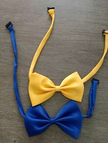 2pcs Pet Accessories Candy Color Adjustable Bow Tie Collars For Cats And Dogs - Multicolor - View 16