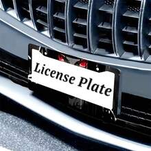 2PC Black Red Anime Eyes 2-Hole License Plate Frame Aluminum Material 6x12 Inches With Screw Set Cartoon Interesting Car Decoration Standard US License Plate Size - 12x6 Inch - View 6