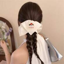 1 Peça Scrunchie de Cabelo com Formato de Intestino de Volta às Aulas, Novo Acessório de Cabelo Elástico Casual de Alta Qualidade para Mulheres em 2025, Scrunchies, Elásticos de Cabelo
