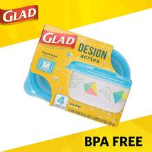GladWare Design Series Food Storage Containers 9 Oz, 5 Ct | Small Snack Containers For Snacks & Small Meals, Food Storage From  |  Plastic Food Containers With Lids, Plastic Food Storage,8303421 - 紅木色 - 查看 2