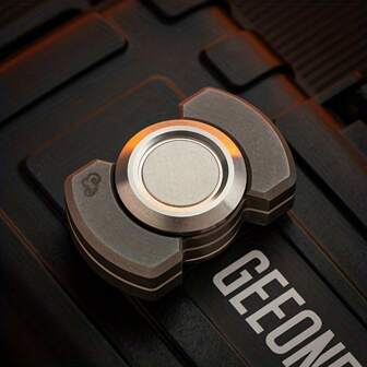 三合一金属指尖玩具 - 金属指尖滑块、、指尖滑块下推玩具 - 缓解焦虑和压力的高级桌面玩具