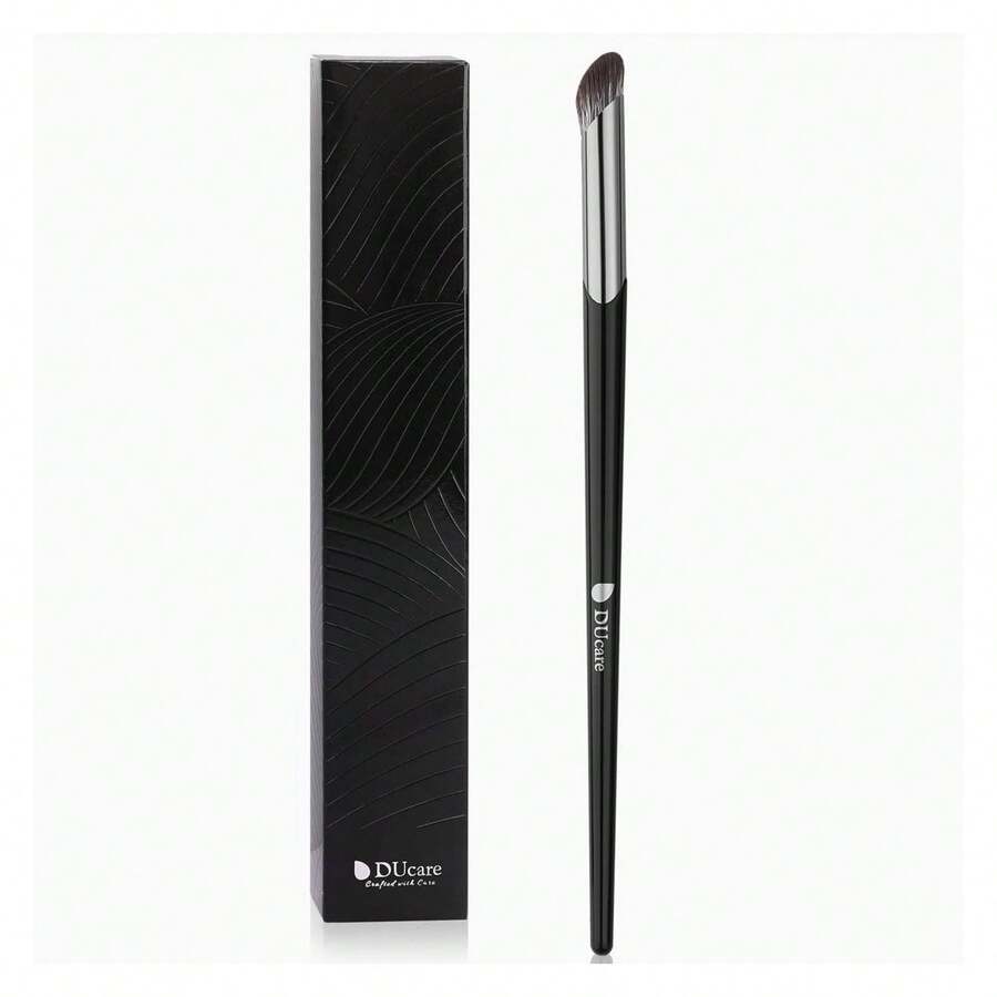 Concealer Brush Under Eye,DUcare Angled Small Nose Contour BrushConcealer Makeup BrushFoundation Brightening Slanted Brush For Dark Circles Puffiness Puffy Face Eyebrow Eyes Black - 彩色 - 查看 1