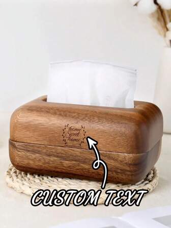 Scatola per fazzoletti personalizzata in noce, design nordico minimalista di alta qualità, dispenser di legno magnetico per fazzoletti, decorazione da tavolo da caffè per il soggiorno, decorazione per la casa, scatola porta-fazzoletti, vassoio porta-tovaglioli, porta-asciugamani da bagno. Ogni lotto di legno ha un colore diverso, quindi il colore può variare.