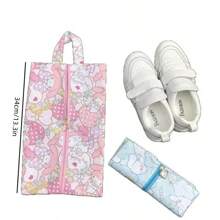 1pc Cartoon Dust-Proof Shoe Bag, Travel Shoe Storage Pouch, Multifunctional Organizer Bag For Shoes, Clothes, Etc.
