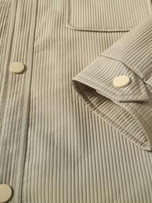 Men's Jacket Coat, Casual Fashion Versatile Jacket With Multiple Pockets, Khaki Jacket, Autumn/Winter New Arrival - Khaki - View 8