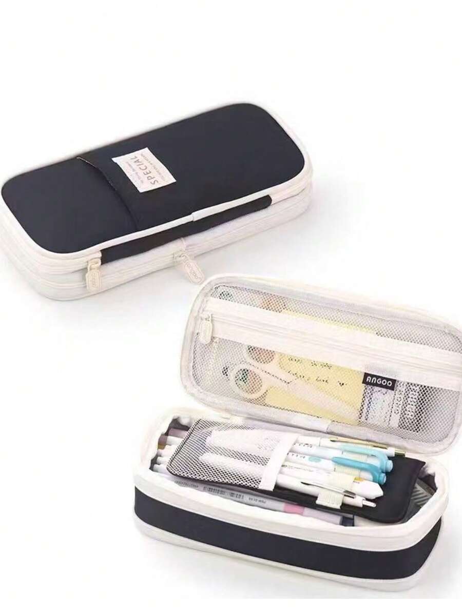 Durable Pencil Case Back To School - 黑色 - 查看 1