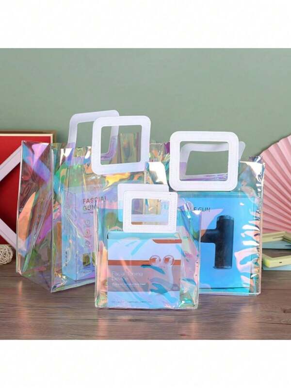 1 pieza Bolsa de regalo colorida, bolsa de tela, bolsa de favor de boda, bolsa de regalo de plástico, bolsa de cosméticos