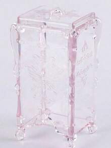 1 件蝴蝶图案指甲油卸妆巾带盖，多功能美甲工具盒 - 彩色 - 查看 4