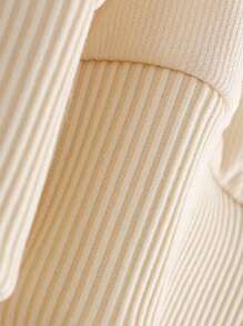 Tween Girl Casual Cartoon Donut Cute Face Girly Style Smile Pattern Round Neck Long Sleeve Black Sweater Pullover Autumn And Winter Style For Girls