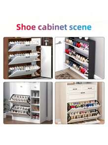 Double-Layer Rotating Shoe Cabinet Hinges, Stainless Steel Shoe Cabinet Accessories, Easy Installation, Durable, Space-Saving, Suitable For Entrance Hall Shoe Cabinet, Shoe Cabinet Hinges