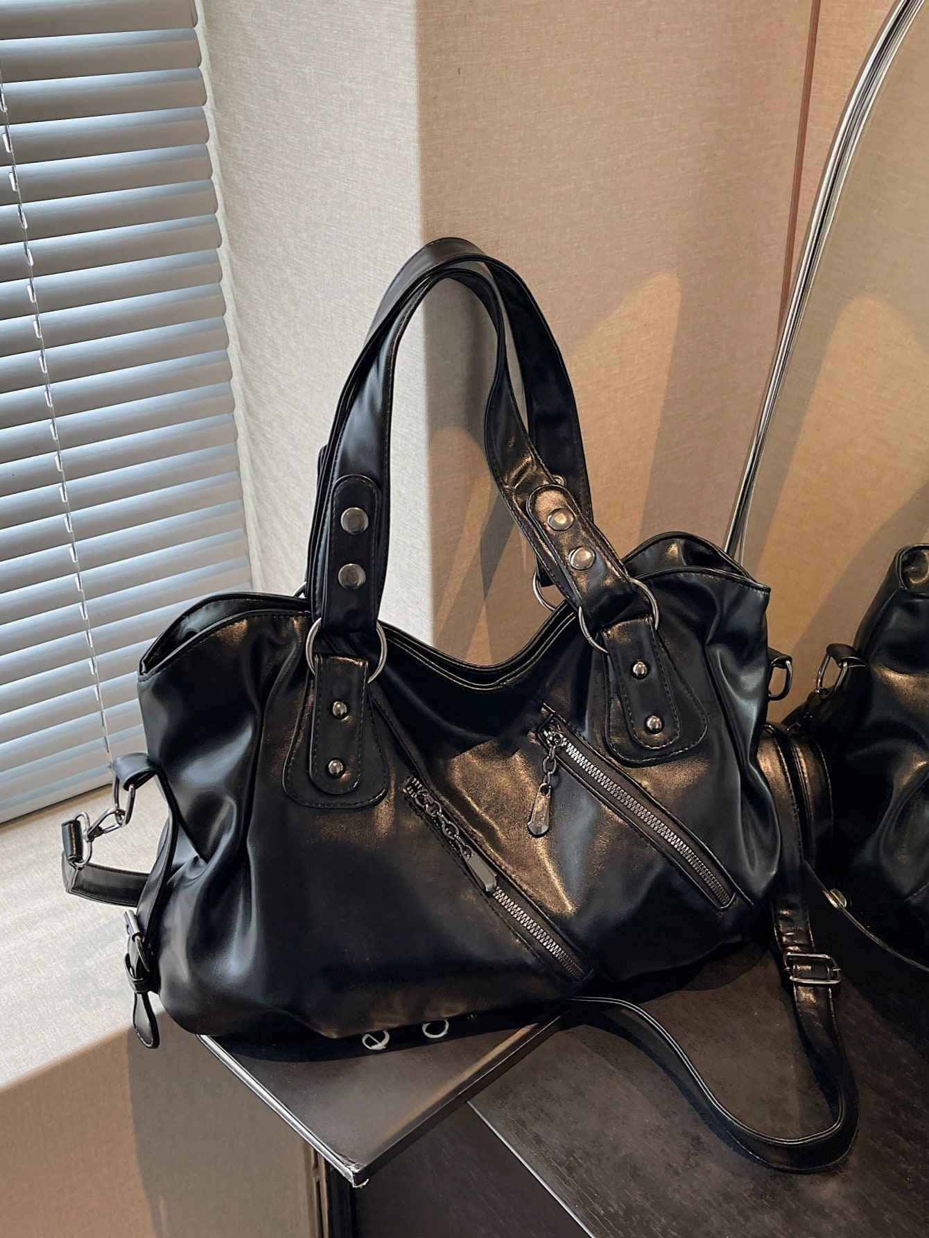 Vintage minimalistische grote capaciteit mode student/kantoor tas