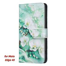 带卡槽的钱包保护套，适用于 MOTO/Honor/Infinix/VIVO - 粉花 - 查看 18