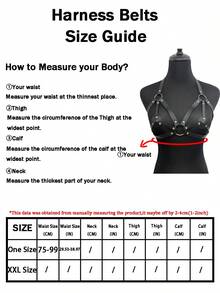 3 件/1 件 PU 皮革胸背带大腿吊袜带面具哥特朋克万圣节狂欢节礼物情侣约会配饰