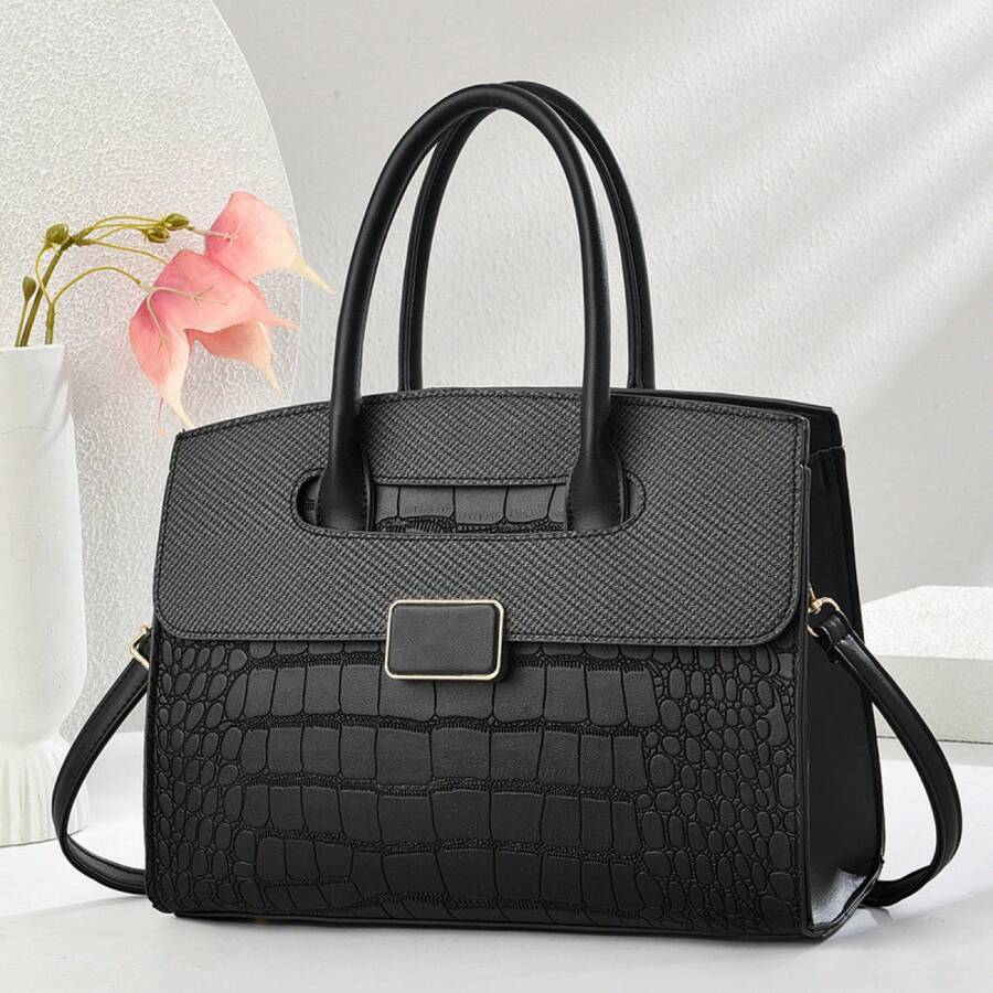 Women Top Handle Bags - 卡其 - 查看 1