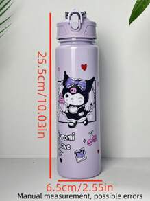 Sanrio 1 PIEZA Taza de material de PC con los personajes de dibujos animados Sanrio Kitty Kuromi Melody Cinnamoroll, adecuada para viajes diarios, desplazamientos y turismo. Un excelente regalo.