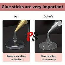 50/100pcs EVA Mini Glue Sticks, Suitable For Arts, Crafts, DIY Projects, Transparent, Compatible With Most Hot Melt Glue Guns, Adhesive - Transparent - View 6