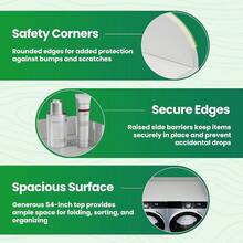 Washer And Dryer Countertop, 27.5" X 54" White Quick-Install Washer And Dryer Countertop For Organizing The Laundry Room.Halloween - trắng - Xem 11