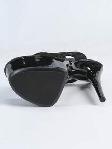 Sexy Fashion Nightclub Racing Model Stilettos - Black - View 7