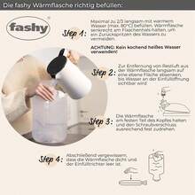 Botella de agua caliente lisa de 2.0 litros de arándano de Fashy - Arándano - Ver 4