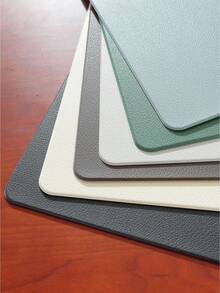 8/12pcs Hotel/Restaurant Placemats/Coasters Set, Rectangular, High-End Tablemats, Easy To Clean, Multi-Color Heat-Insulating Pads To Protect Tabletops, Suitable For Weddings, Parties, Home, Hotel Kitchen, Festive Decoration