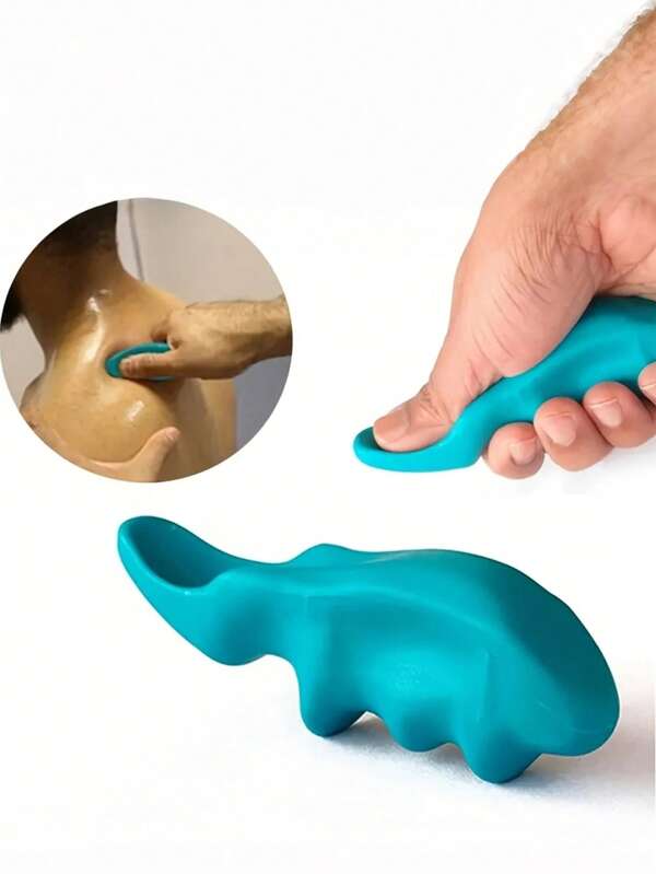 1pc Ergonomic Thumb Massager, Deep Tissue Massage Tool, Durable Handheld Thumb-Shaped Massager
