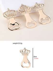 Luxurious Golden/Silver Bottle Opener, Perfect Beer Companion, Adds A Sense Of Ceremony, Interesting Decoration And Accessories, Practical And Beautiful, Is A Fun Little Gift For Housewarming And Parties(How To Use, Please Watch The Video) - Multicolor - View 5