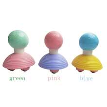 Three PP Material Manual Roller Massage Tools In Optional Colors, Suitable For Neck, Face, Thighs And Calves, Equipped With 3 Ball Heads, A Multifunctional Home-Use Full-Body Massage Tool.