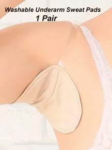 2 piezas Almohadillas de ejercicio ajustables - Tirantes transparentes para los hombros, transpirables y lavables, adecuadas para correr, yoga, fitness, oficina - Poliéster, accesorios de yoga, protección de axilas, empaque sencillo, almohadillas reutilizables