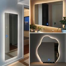 Berührungssteuerter LED Schminklicht-Streifen - USB betrieben, dimmbar Schminkspiegel Hintergrundbeleuchtung mit 320 COB LEDs/M, Warm/Natur/Kühlweiß Optionen für Badezimmer & Schlafzimmer Dekoration