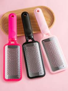 1/2pcs Foot File Kit – Stainless Steel Colossal + Fine Foot Rasp – Salon-Grade Cracked Heel Scrubber Pedicure Tools – Wet & Dry Dead Skin, Corn, Callus Remover For Feet