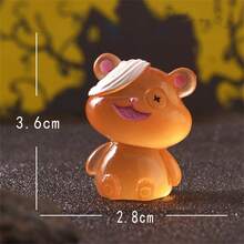 6pcs Halloween Luminous Decor Stone Tablet, Pumpkin Micro Landscape Desktop Ornament, Glowing Car Interior Decor Home Decor Halloween Decor Room Decor