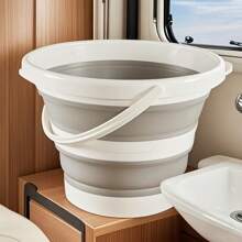 1pc Foldable Bucket Portable Outdoor Travel Home Use Small Bucket Fishing Bucket Plastic Foot Washing Foot Soaking Washing Car Car With Dormitory Carry Bucket Round Bucket Practical And Beautiful Does Not Take Up Space Multifunctional Folding Bucket